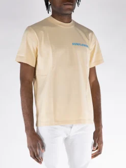 SUNFLOWER T-Shirt<T-SHIRT MASTER LOGO TEE Azzurro, Giallo