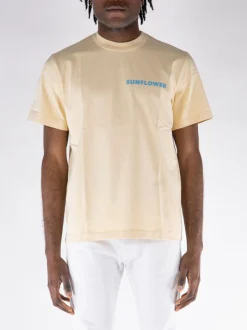 SUNFLOWER T-Shirt<T-SHIRT MASTER LOGO TEE Azzurro, Giallo