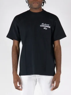 CARHARTT WIP T-Shirt<T-SHIRT MECHANICS Bianco, Nero