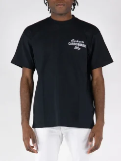 CARHARTT WIP T-Shirt<T-SHIRT MECHANICS Bianco, Nero
