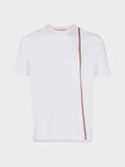 THOM BROWNE T-Shirt<T-SHIRT MEDIUM WEIGHT Bianco