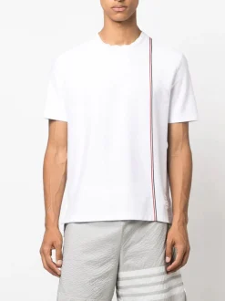 THOM BROWNE T-Shirt<T-SHIRT MEDIUM WEIGHT Bianco