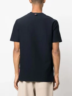 THOM BROWNE T-Shirt<T-SHIRT MEDIUM WEIGHT Blu
