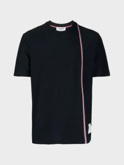 THOM BROWNE T-Shirt<T-SHIRT MEDIUM WEIGHT Blu