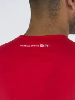 COMME DES GARCONS SHIRT T-Shirt<T-SHIRT MENS Rosso