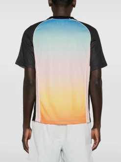 CASABLANCA Camicie<T-SHIRT MENS FOOTBALL Azzurro, Bianco, Giallo, Nero
