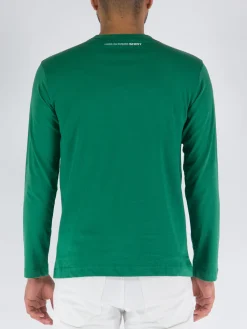 COMME DES GARCONS SHIRT T-Shirt<T-SHIRT MENS MANICHE LUNGHE Verde