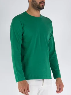 COMME DES GARCONS SHIRT T-Shirt<T-SHIRT MENS MANICHE LUNGHE Verde