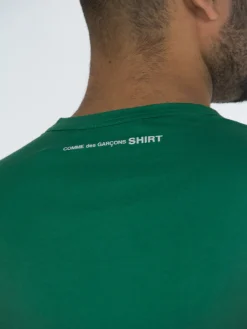 COMME DES GARCONS SHIRT T-Shirt<T-SHIRT MENS MANICHE LUNGHE Verde