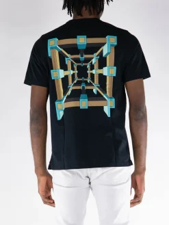 POP TRADING COMPANY T-Shirt<T-SHIRT MERCURY Azzurro, Nero