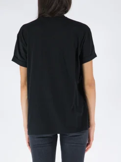 STELLA MCCARTNEY T-Shirt<T-SHIRT MINI STAR EMBROIDERY Nero