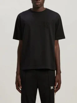 PALM ANGELS T-Shirt<T-SHIRT MONOGRAM Nero