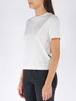 PALM ANGELS T-Shirt<T-SHIRT MONOGRAM FITTED TEE Bianco