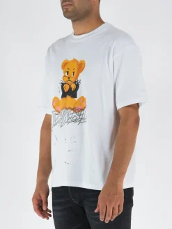 DOMREBEL T-Shirt<T-SHIRT MOODY Bianco