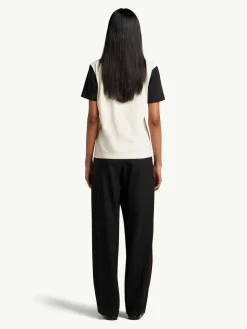 WALES BONNER T-Shirt<T-SHIRT MORNING Bianco, Nero