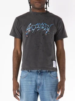 SATISFY T-Shirt<T-SHIRT MOTHTECH Arancione, Azzurro, Grigio