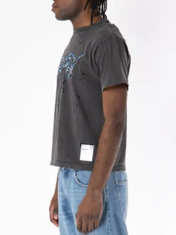 SATISFY T-Shirt<T-SHIRT MOTHTECH Arancione, Azzurro, Grigio