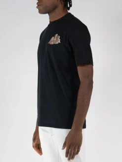 HIKERDELIC T-Shirt<T-SHIRT MOUNT HIGH Beige, Nero