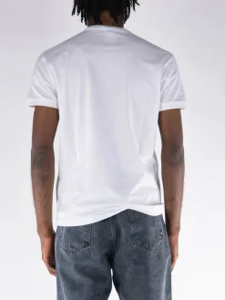DSQUARED T-Shirt<T-SHIRT MUSCLE Bianco, Viola