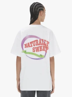 JW ANDERSON T-Shirt<T-SHIRT NATURALLY SWEET Bianco, Giallo, Rosso, Verde, Viola