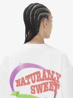 JW ANDERSON T-Shirt<T-SHIRT NATURALLY SWEET Bianco, Giallo, Rosso, Verde, Viola