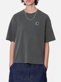 CARHARTT WIP T-Shirt<T-SHIRT NELSON Grigio, Nero