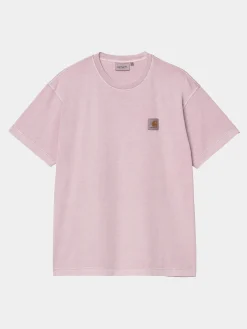CARHARTT WIP T-Shirt<T-SHIRT NELSON Arancione, Bianco, Rosa