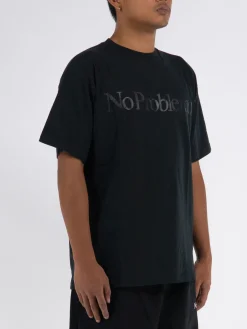 ARIES T-Shirt<T-SHIRT NO PROBLEMO SS TEE Nero