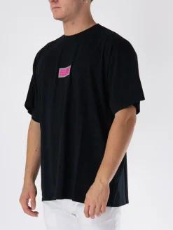 MM6 MAISON MARGIELA T-Shirt<T-SHIRT NUMERIC SIGNATURE Nero, Rosa, Verde