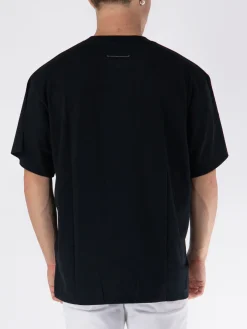 MM6 MAISON MARGIELA T-Shirt<T-SHIRT NUMERIC SIGNATURE Nero, Rosa, Verde