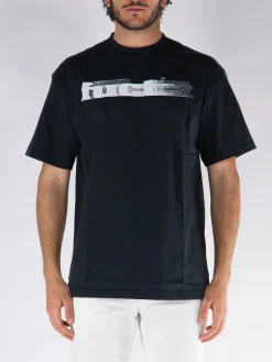 FUCT. T-Shirt<T-SHIRT OG BLURRED LOGO TEE Bianco, Nero