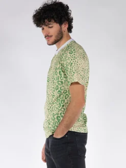 WALES BONNER T-Shirt<T-SHIRT ORIGINAL Beige, Verde
