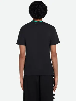 WALES BONNER T-Shirt<T-SHIRT ORIGINAL Azzurro, Nero