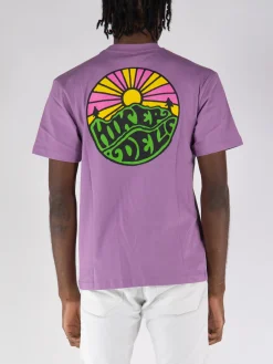 HIKERDELIC T-Shirt<T-SHIRT ORIGINAL LOGO Rosa