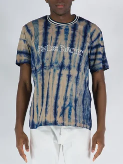 WALES BONNER T-Shirt<T-SHIRT ORIGINAL TEE Blu, Marrone