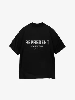 REPRESENT CLOTHING T-Shirt<T-SHIRT OWNERS CLUB Bianco, Nero