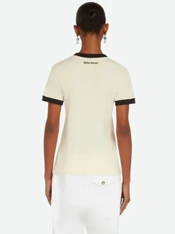 WALES BONNER T-Shirt<T-SHIRT PACE Verde