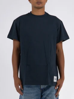 JIL SANDER T-Shirt<T-SHIRT 3-PACK Bianco, Blu, Nero
