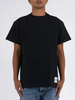 JIL SANDER T-Shirt<T-SHIRT 3-PACK Bianco, Blu, Nero