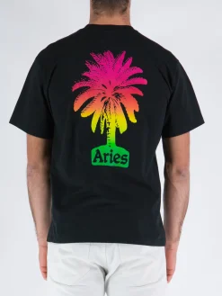 ARIES T-Shirt<T-SHIRT PALM Nero