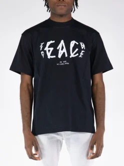 44 LABEL GROUP T-Shirt<T-SHIRT PEACE Bianco, Nero