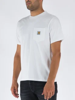 CARHARTT WIP T-Shirt<T-SHIRT POCKET Bianco