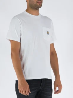 CARHARTT WIP T-Shirt<T-SHIRT POCKET Bianco