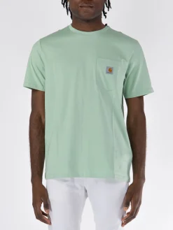 CARHARTT WIP T-Shirt<T-SHIRT POCKET Verde