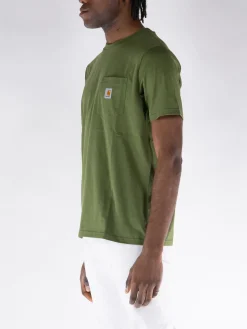 CARHARTT WIP T-Shirt<T-SHIRT POCKET Verde