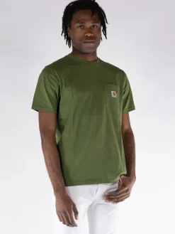 CARHARTT WIP T-Shirt<T-SHIRT POCKET Verde
