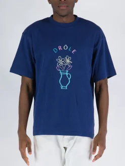 DROLE DE MONSIEUR T-Shirt<T-SHIRT POT DE FLEURS Blu