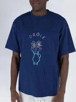 DROLE DE MONSIEUR T-Shirt<T-SHIRT POT DE FLEURS Blu