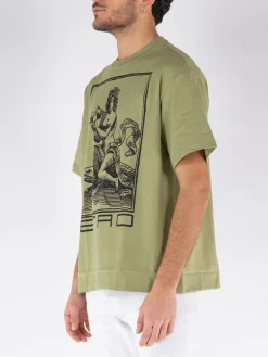 ETRO T-Shirt<T-SHIRT PRINTED Verde