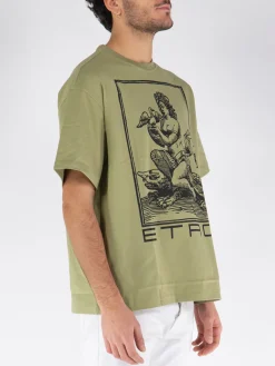 ETRO T-Shirt<T-SHIRT PRINTED Verde